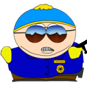 Cartman Cop zoomed icon